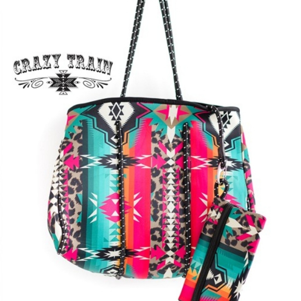 Crazy Train Tote-Al Dream Neoprene bag